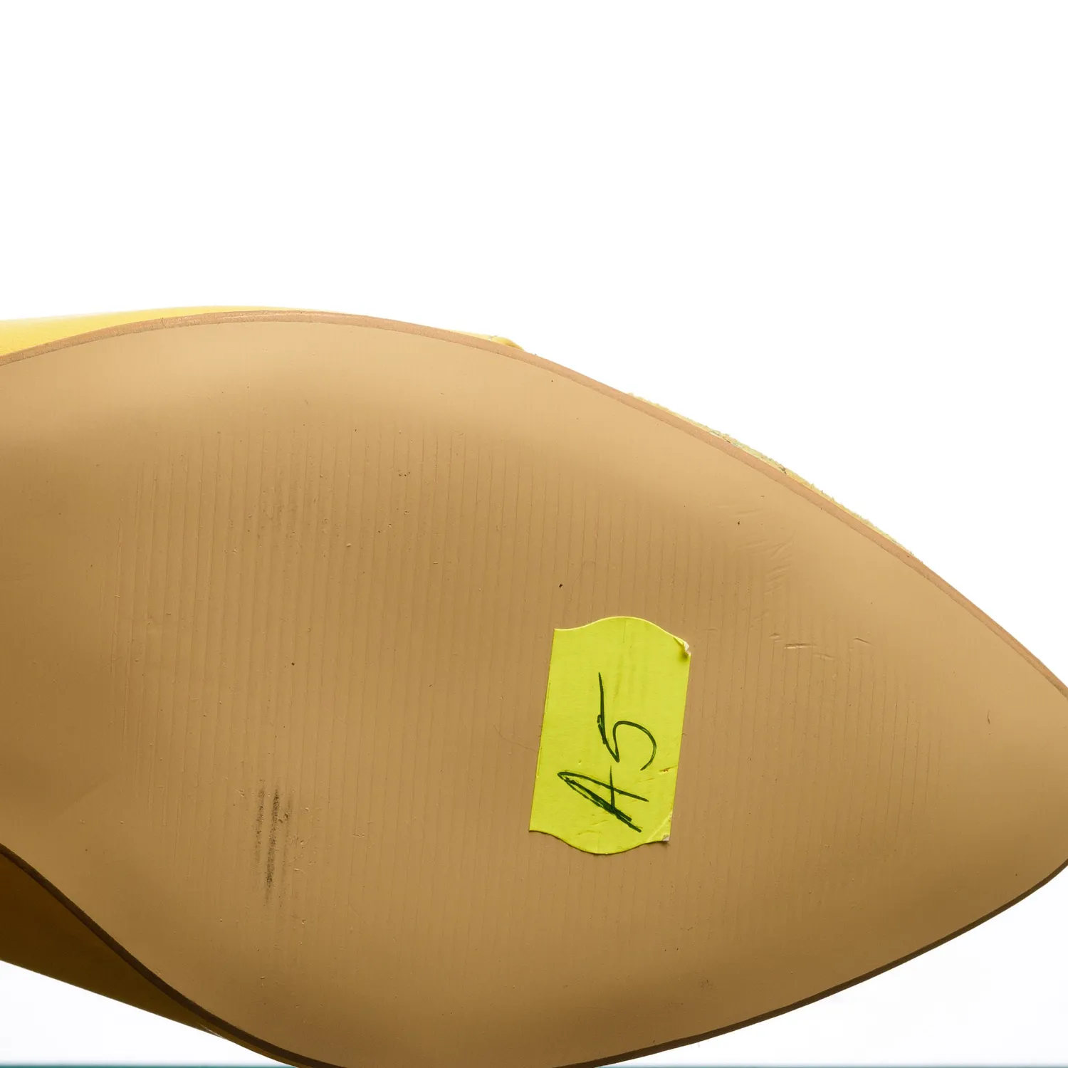 Catinca Shoes Galben Pictura A5 GP pantofi dama galbeni piele