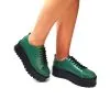 Catinca Shoes X3 VB pantofi piele naturala verde box