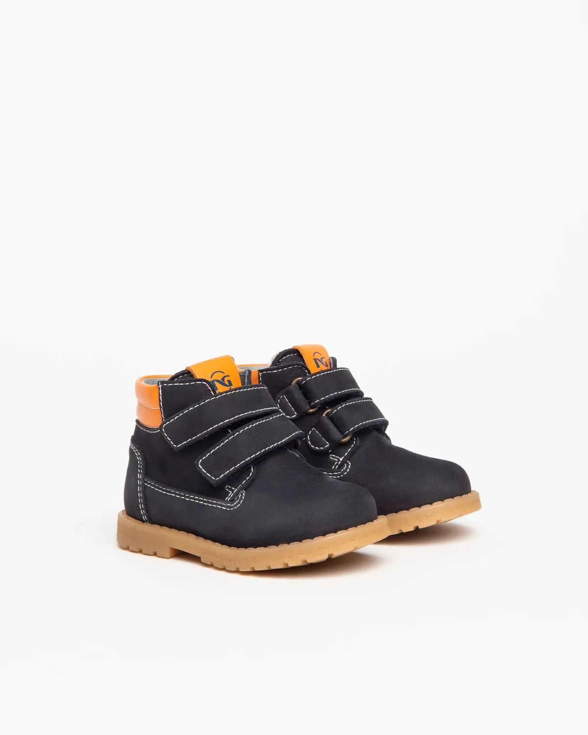 Ghetuțe bebe băieți NeroGiardini piele cu velcro