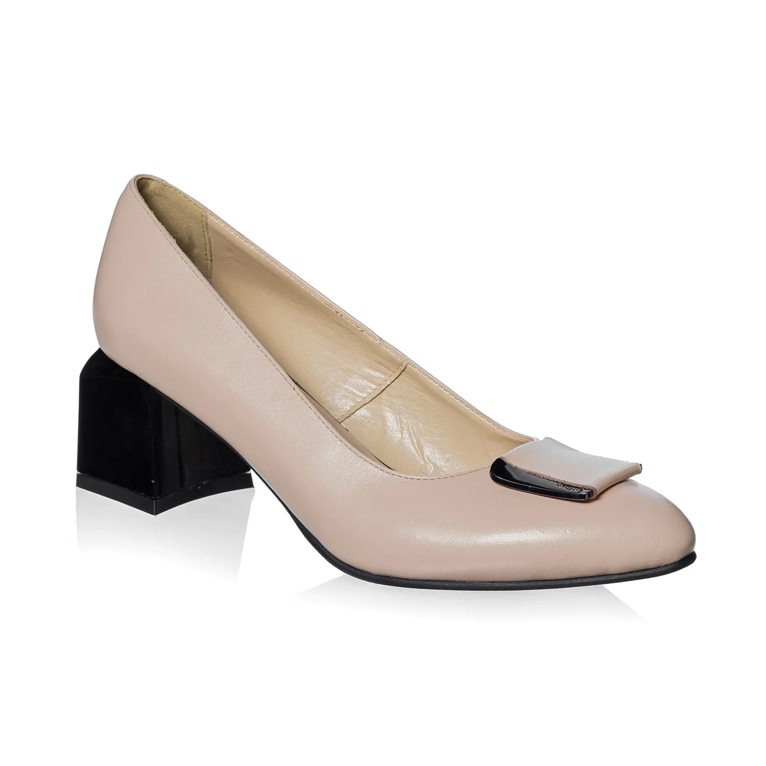 Catinca Shoes A32 N pantofi piele naturala nude box