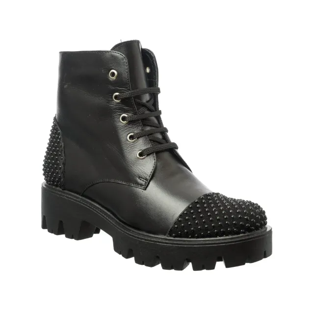 Catinca Shoes BC26 NBBN bocanci piele naturala negru box