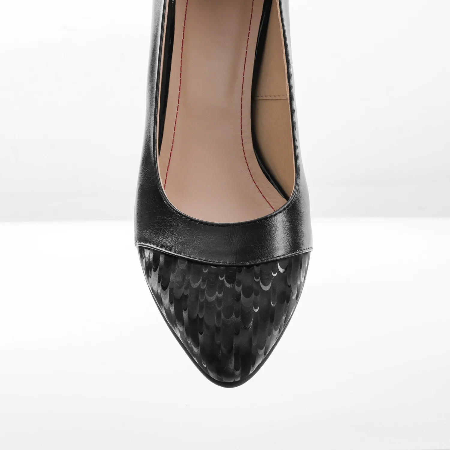 Catinca Shoes A73 NE3D pantofi dama negri piele naturala