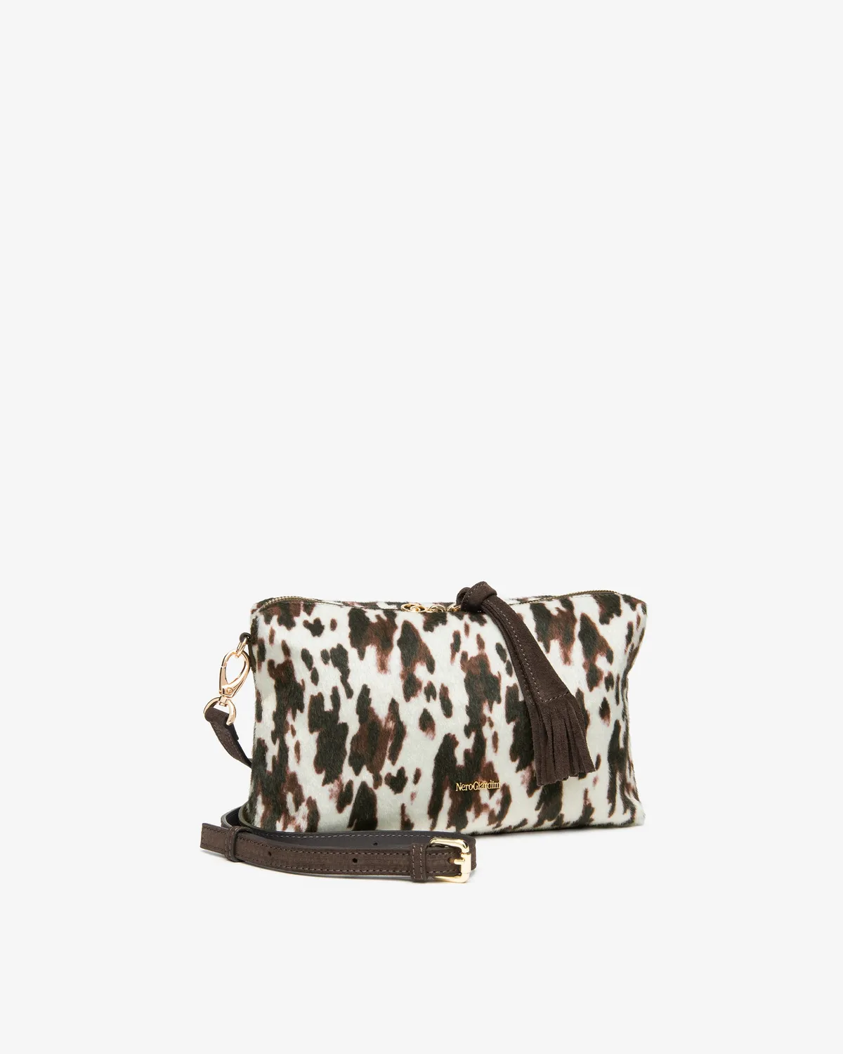 NeroGiardini Geanta Crossbody Piele Animal Print Dama