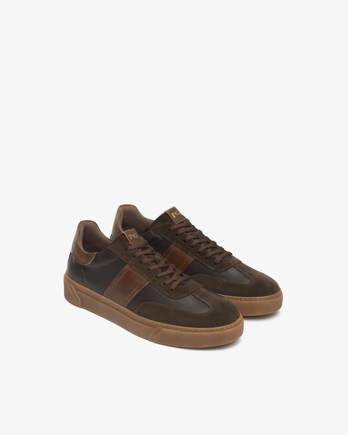 NeroGiardini sneakers barbati piele branț memory