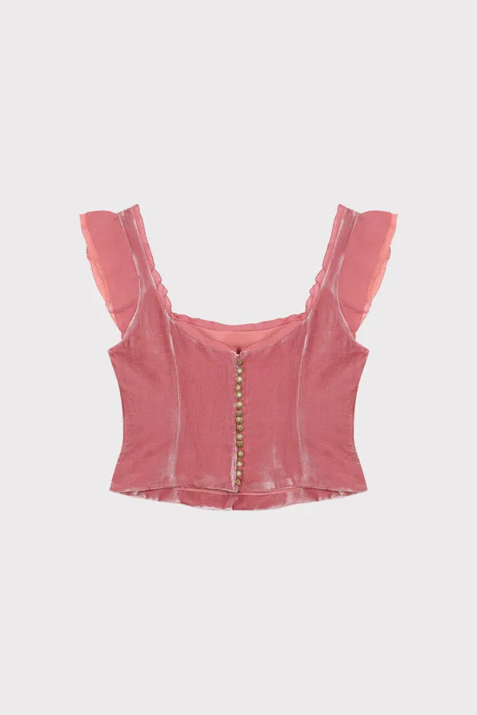 Enchant Bind Pink corset roz bumbac