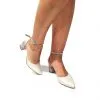 Catinca Shoes D14 BSPM sandale dama piele naturala bej