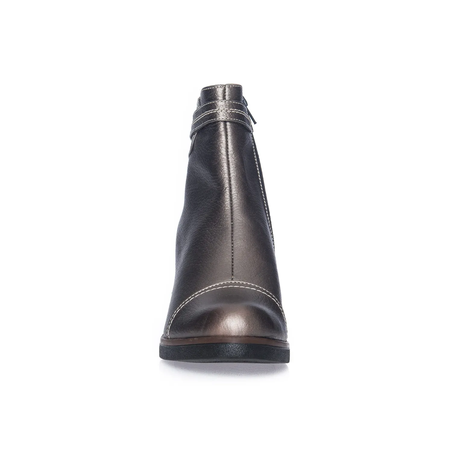 Catinca Shoes 80 GA ghete piele naturala gri argintiu