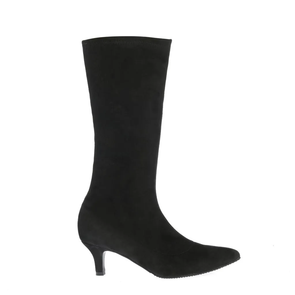 Ana Urbana Shoes Monroe cizme negre toc 4 cm