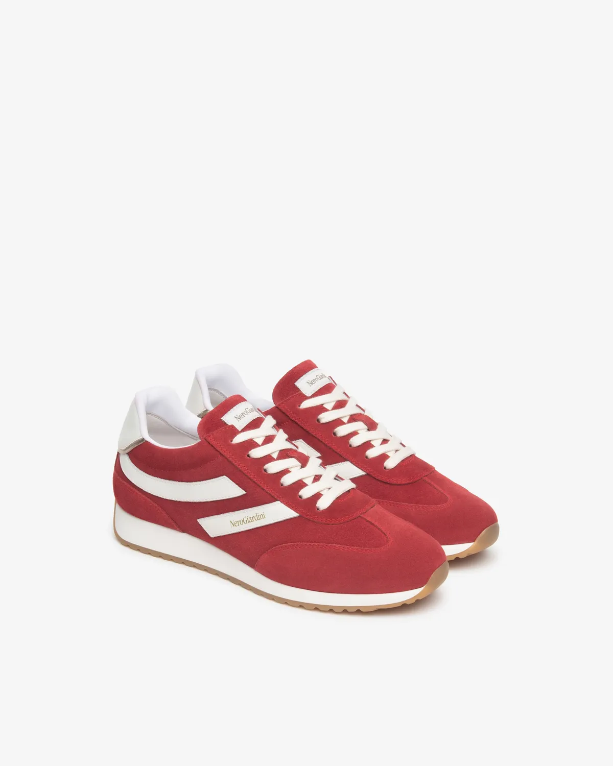 NeroGiardini sneakers damă piele cu branț Memory