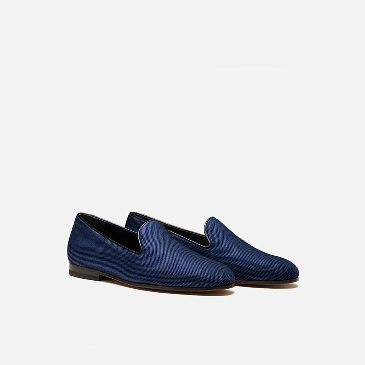 Cecilia Bringheli Positano pantofi slip-on material albastru
