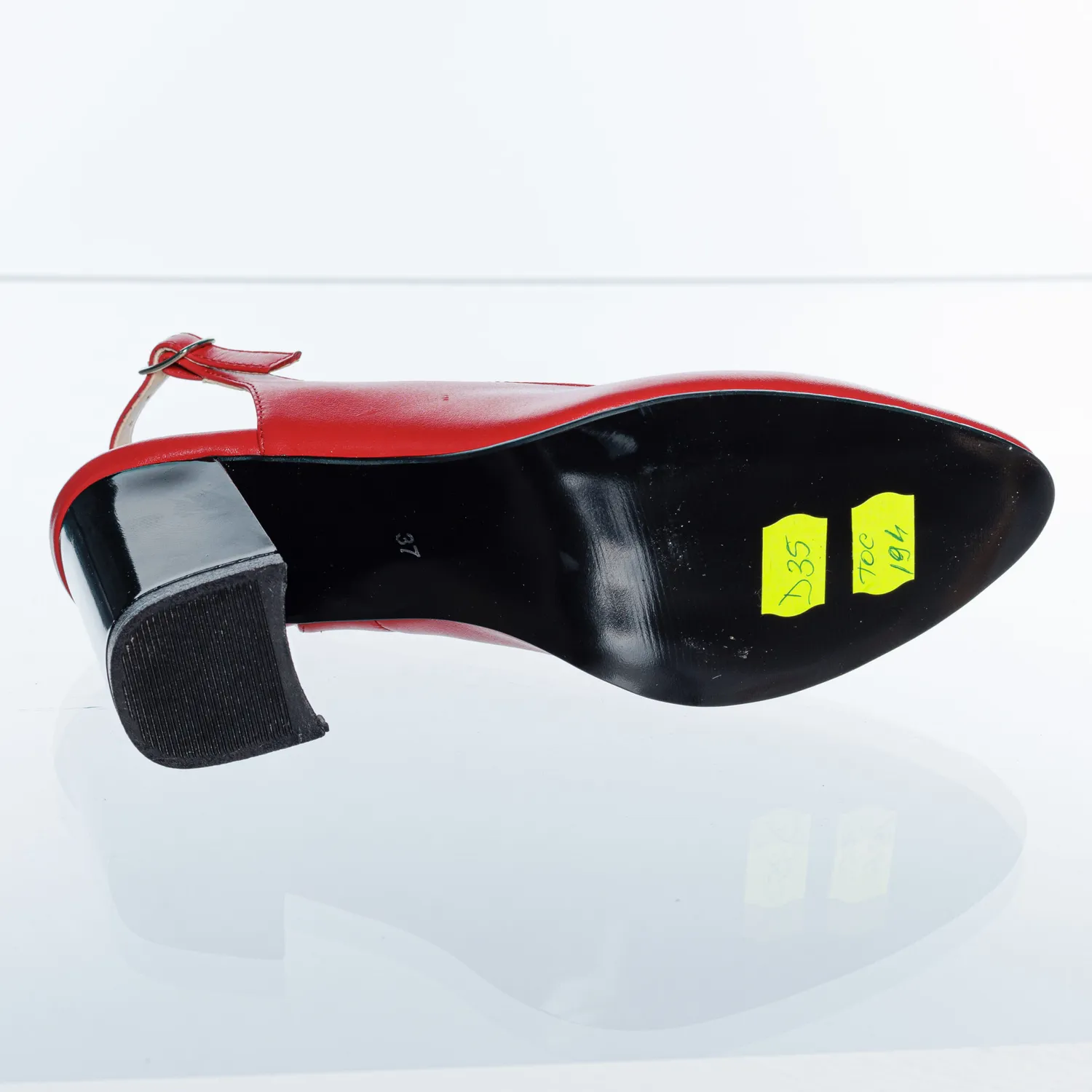 Catinca Shoes D35 RBPC sandale dama rosu box piele