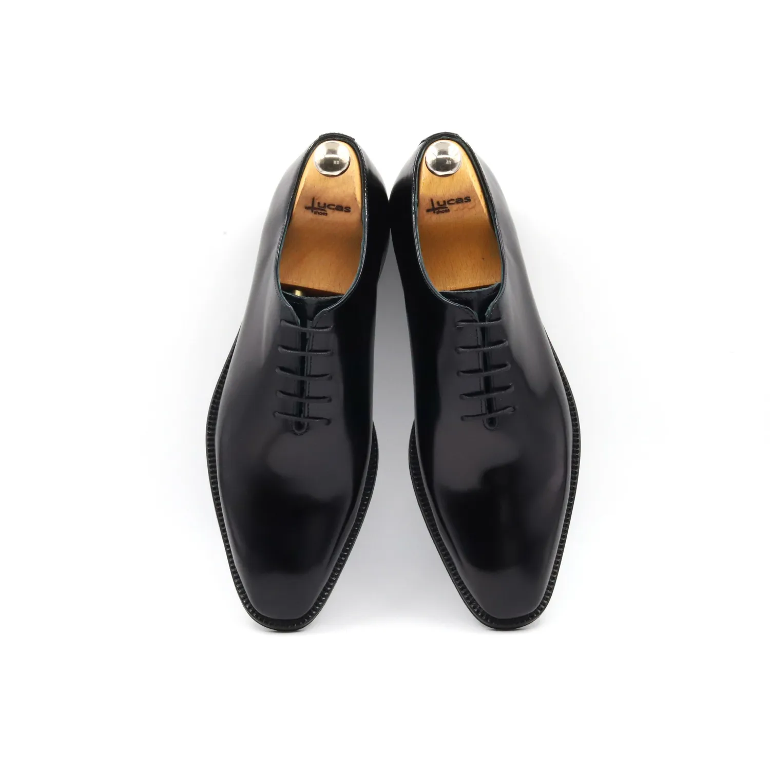Lucas Shoes Elegant 903 pantofi barbati semi-lac negri