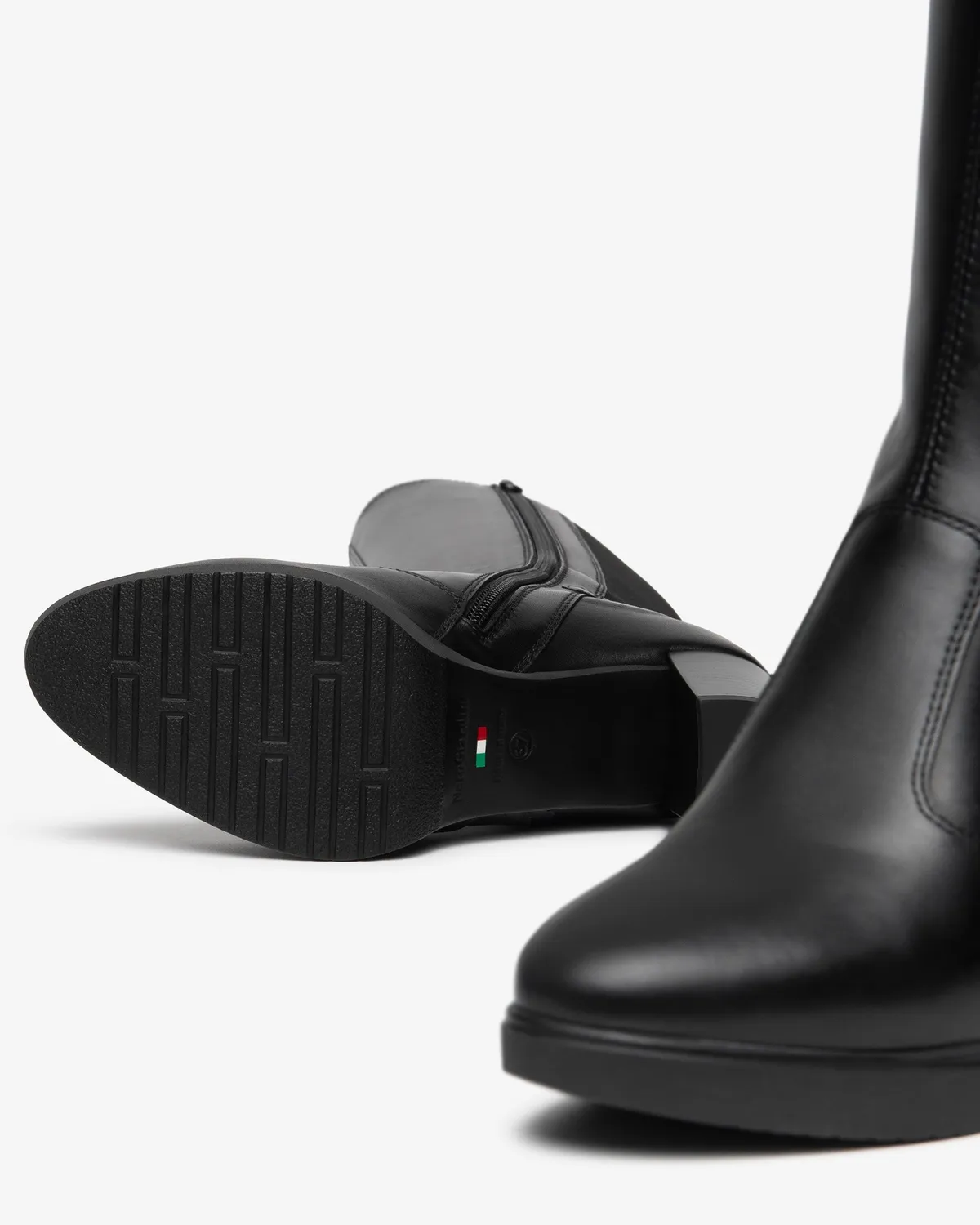 NeroGiardini cizme platforma piele dama toc 70