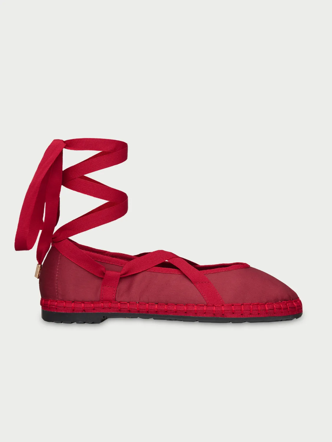 Flagelus Ribbon Vivian balerini rosii matase