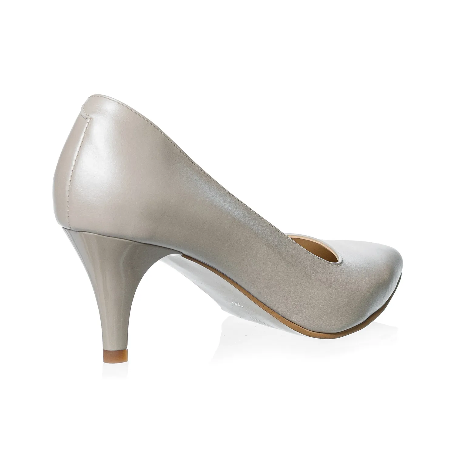 Catinca Shoes A19 BS pantofi dama bej piele naturala