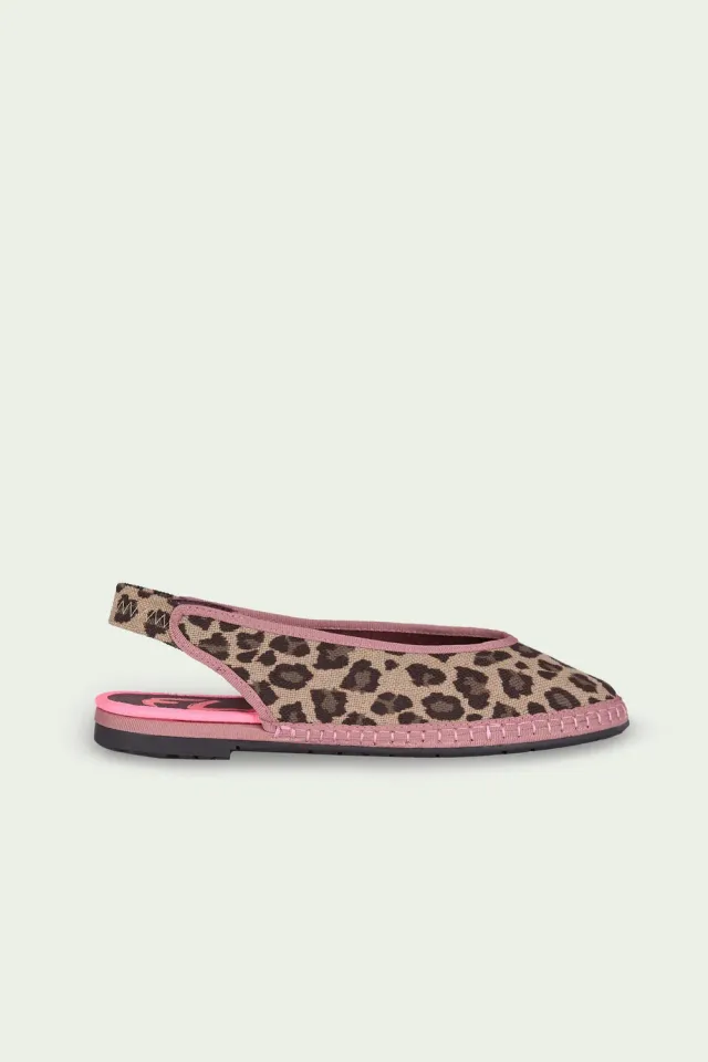 Flagelus Narnia Leopard Pink saboti in animal print