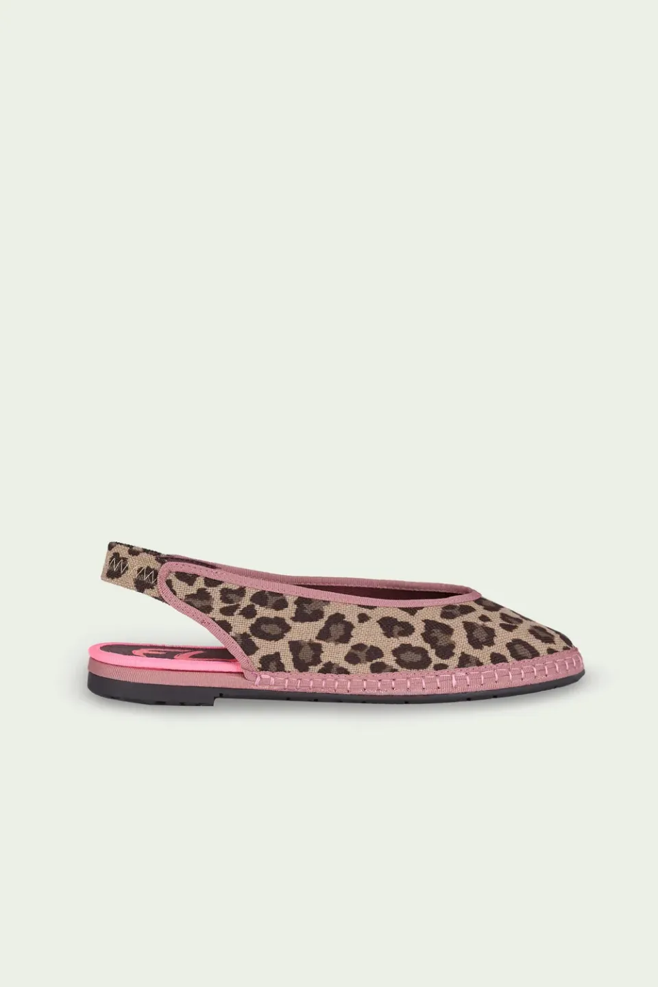 Flagelus Narnia Leopard Pink saboti in animal print