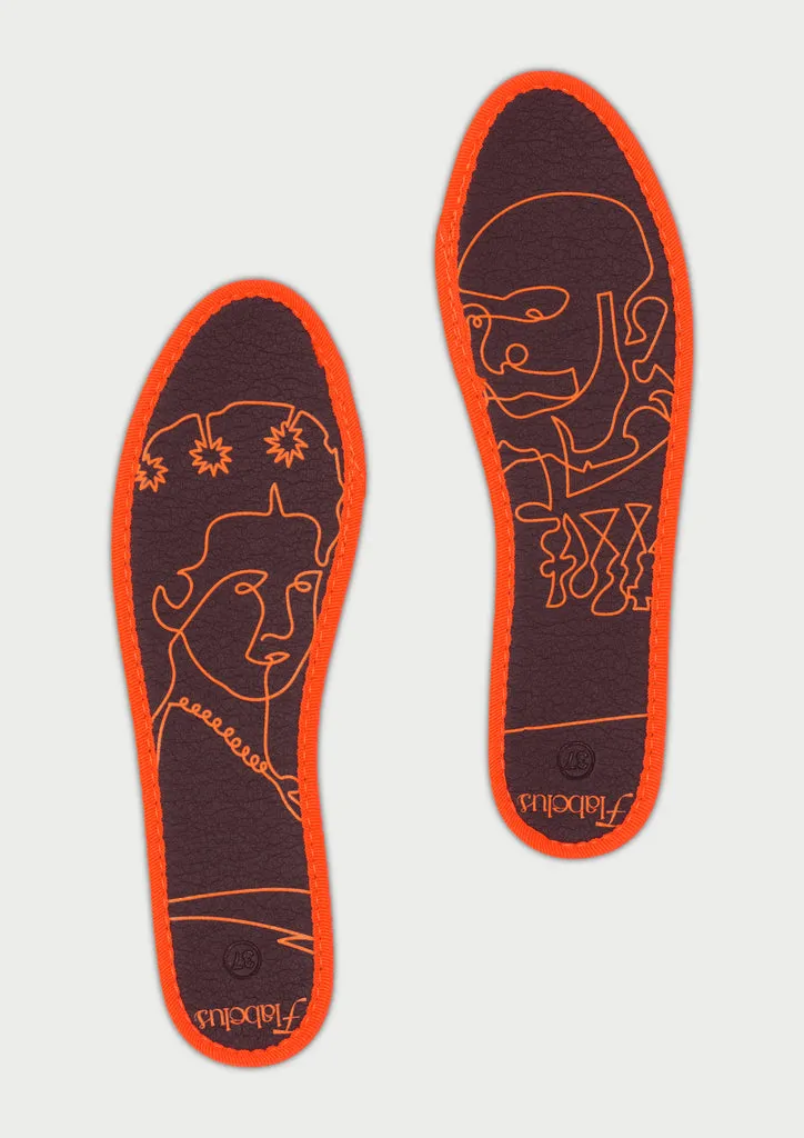 Flagelus Sissi Insole Orange branturi portocalii