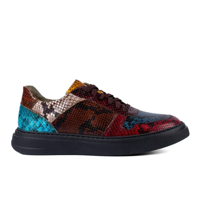 Lucas Shoes Sneaker 001 Chile sneakers maro croco piele