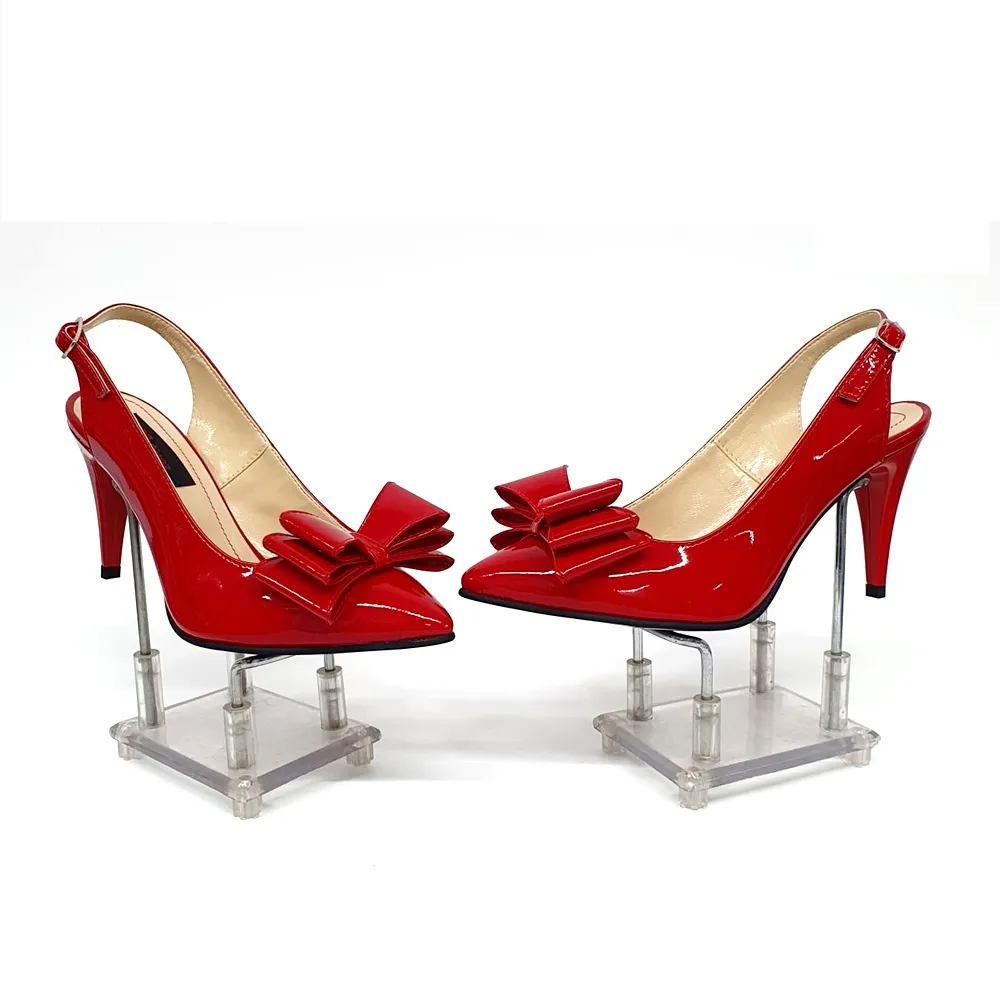 Catinca Shoes D17 RL sandale dama piele rosu lac