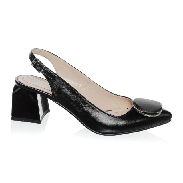 Catinca Shoes D32 NB sandale dama piele naturala negru box