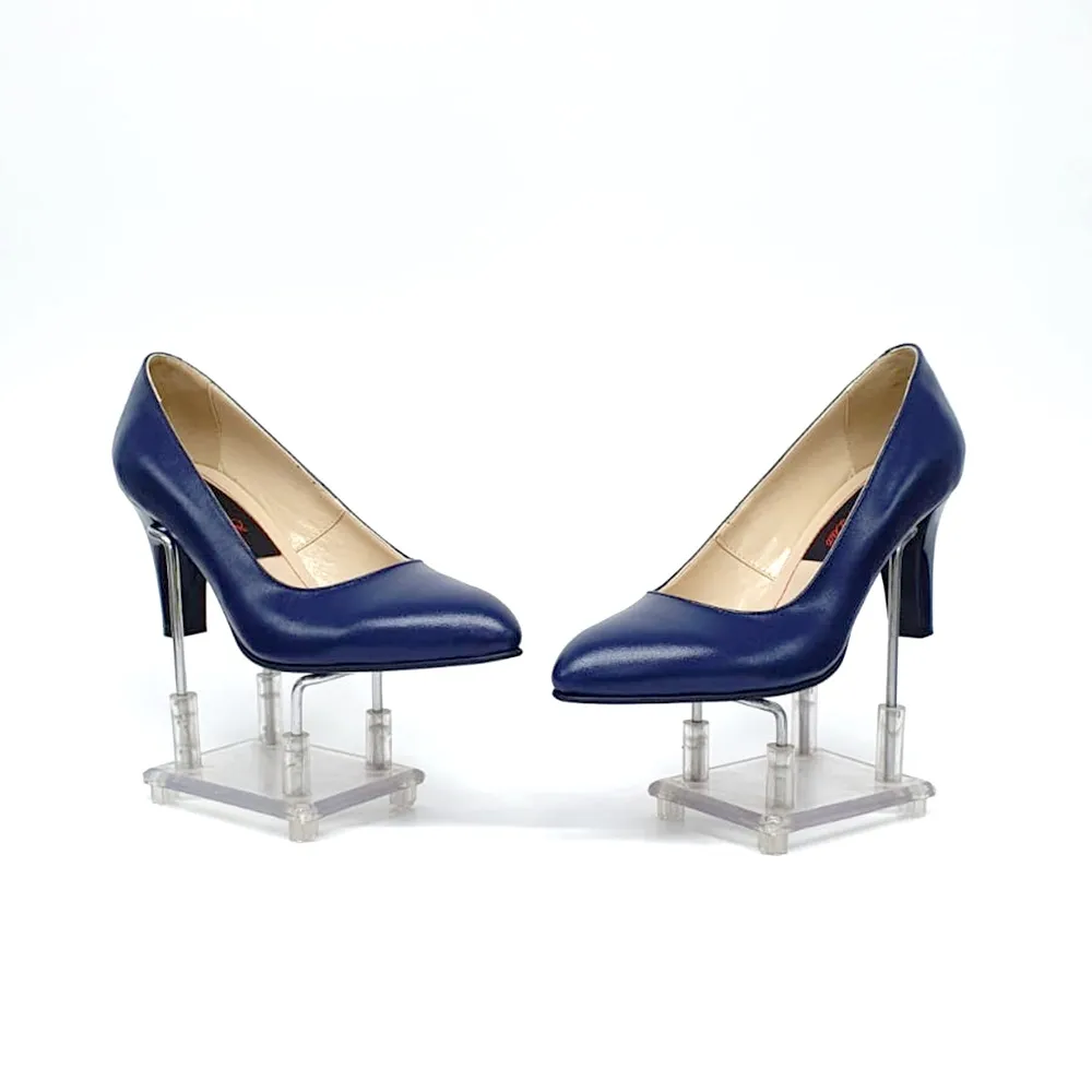 Catinca Shoes A28 BL pantofi dama piele naturala bleumarin