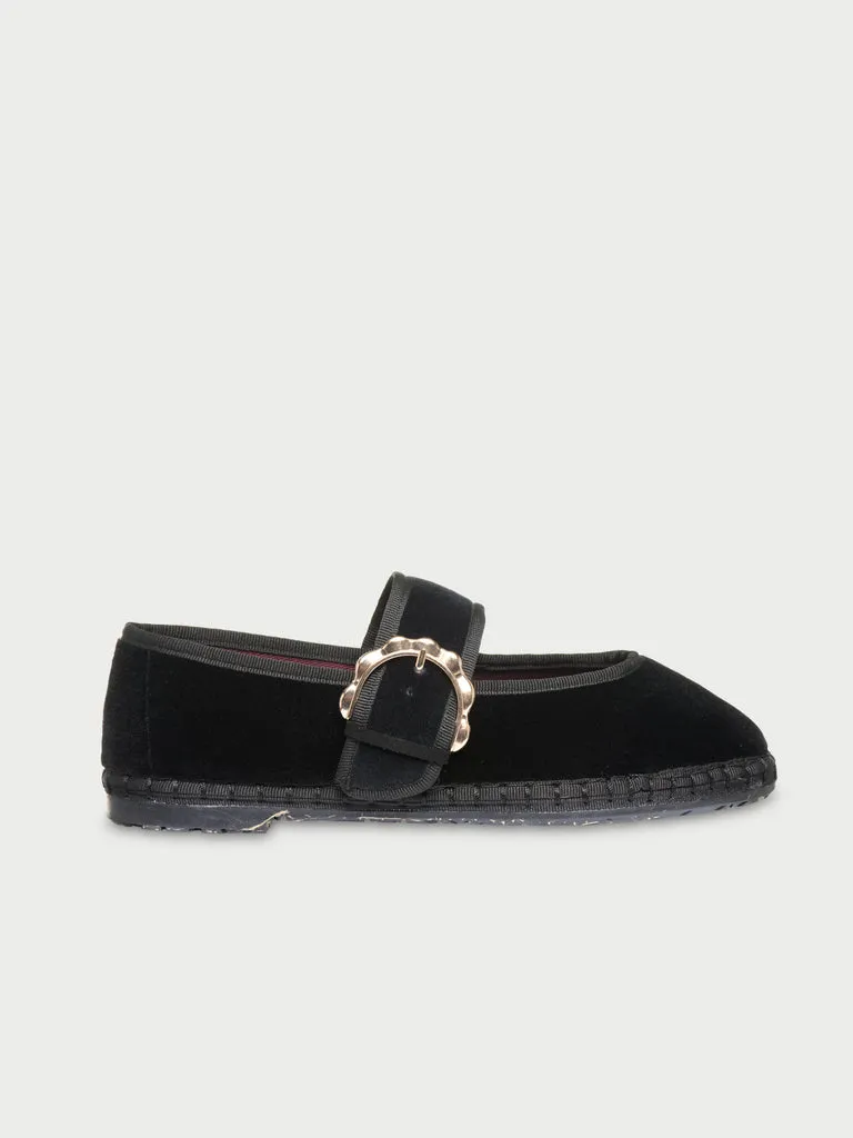 Flagelus Sophie Black pantofi Mary Jane negri
