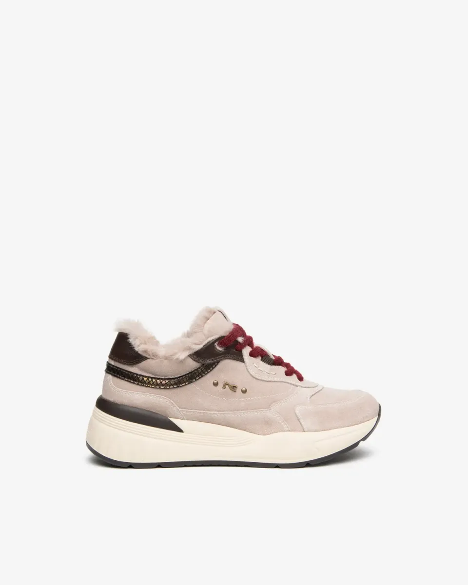 NeroGiardini sneakers dama blana talpa 60mm