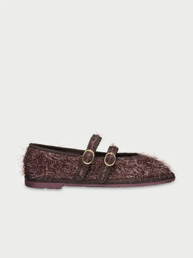 Flagelus Claire Frisson pantofi mary jane maro