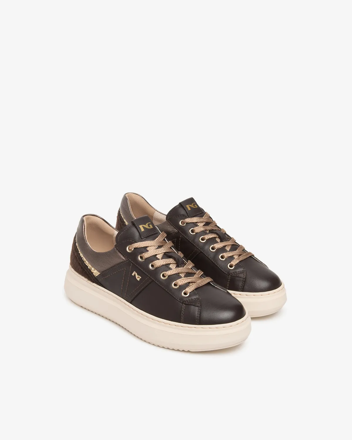 NeroGiardini sneakers piele damă platformă 40 mm