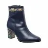 Catinca Shoes GX43 BBMT ghete damă albastru tradițional piele