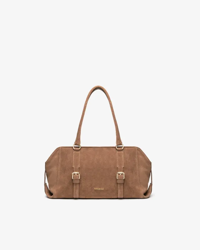 NeroGiardini geanta dama bowler piele intoarsa