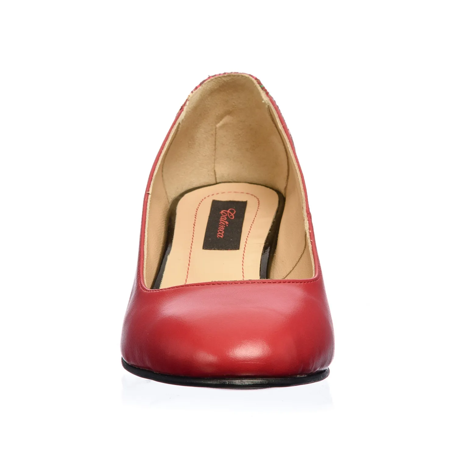 Catinca Shoes A7 RM pantofi damă roșii piele