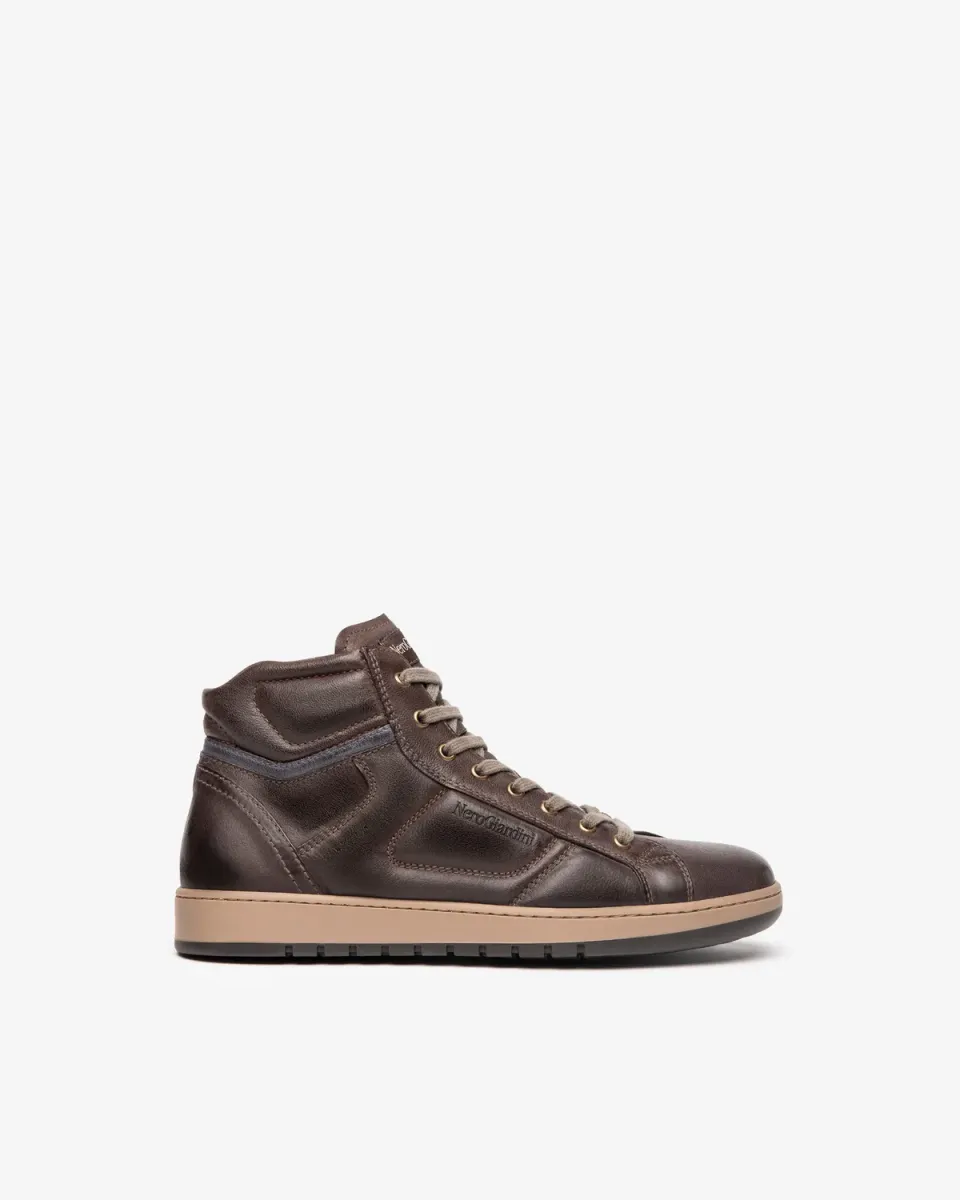 NeroGiardini Sneakers Barbati Piele High-Top Iarna