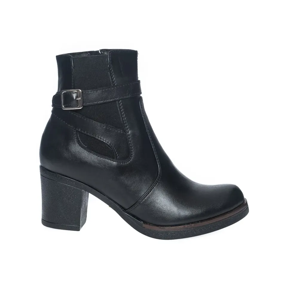 Catinca Shoes GX18 N ghete piele naturala negru