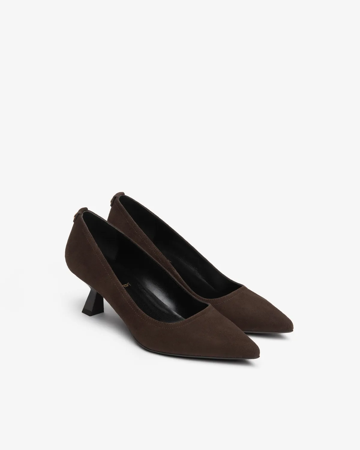 NeroGiardini pantofi dama piele întoarsă toc 5,5 cm