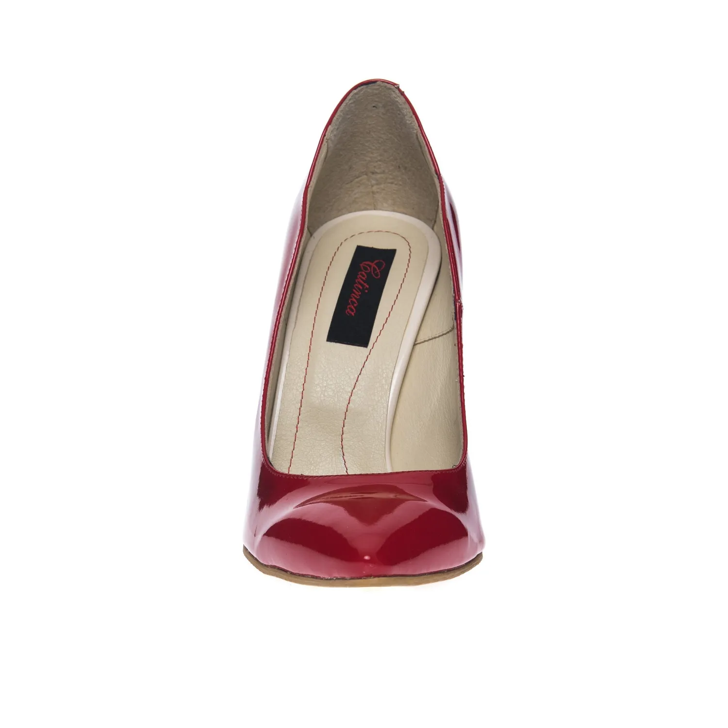 Catinca Shoes 113 pantofi stiletto piele rosu lac