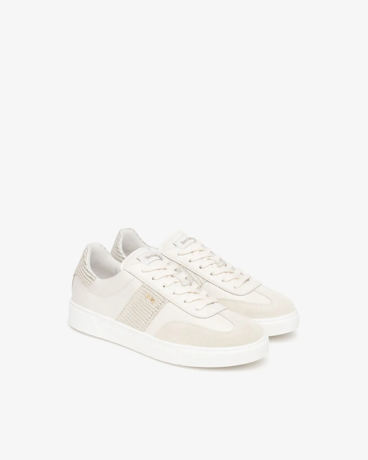 NeroGiardini sneakers damă piele și velur vară
