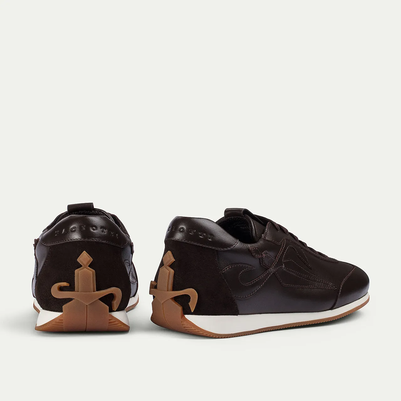 Cesare Paciotti Myron sneakers barbati maro piele