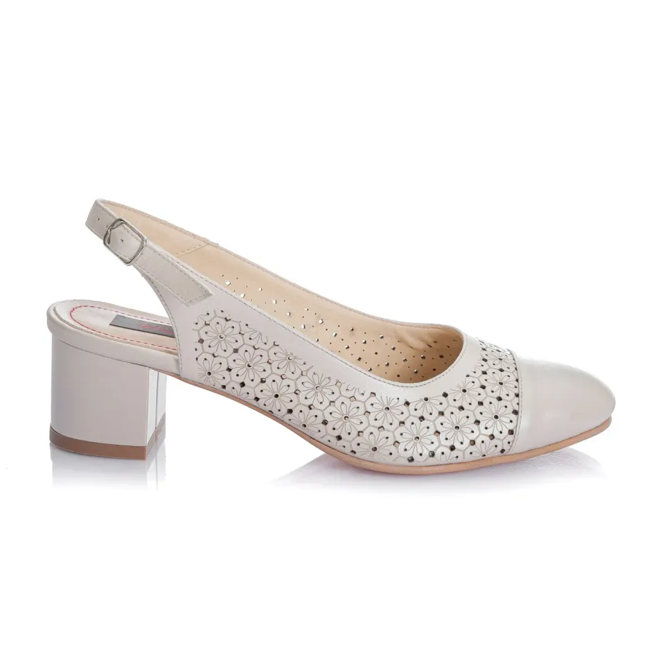 Catinca Shoes Bej Sidef DT16 BS sandale piele