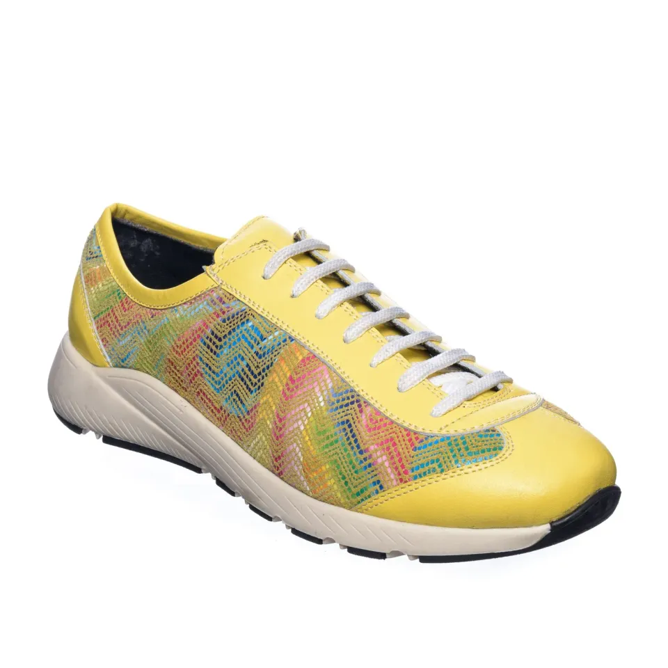 Catinca Shoes AD8 GM pantofi sport galben piele