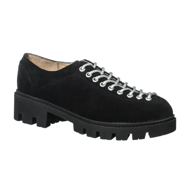 Catinca Shoes X2 NA pantofi dama negru antilopa