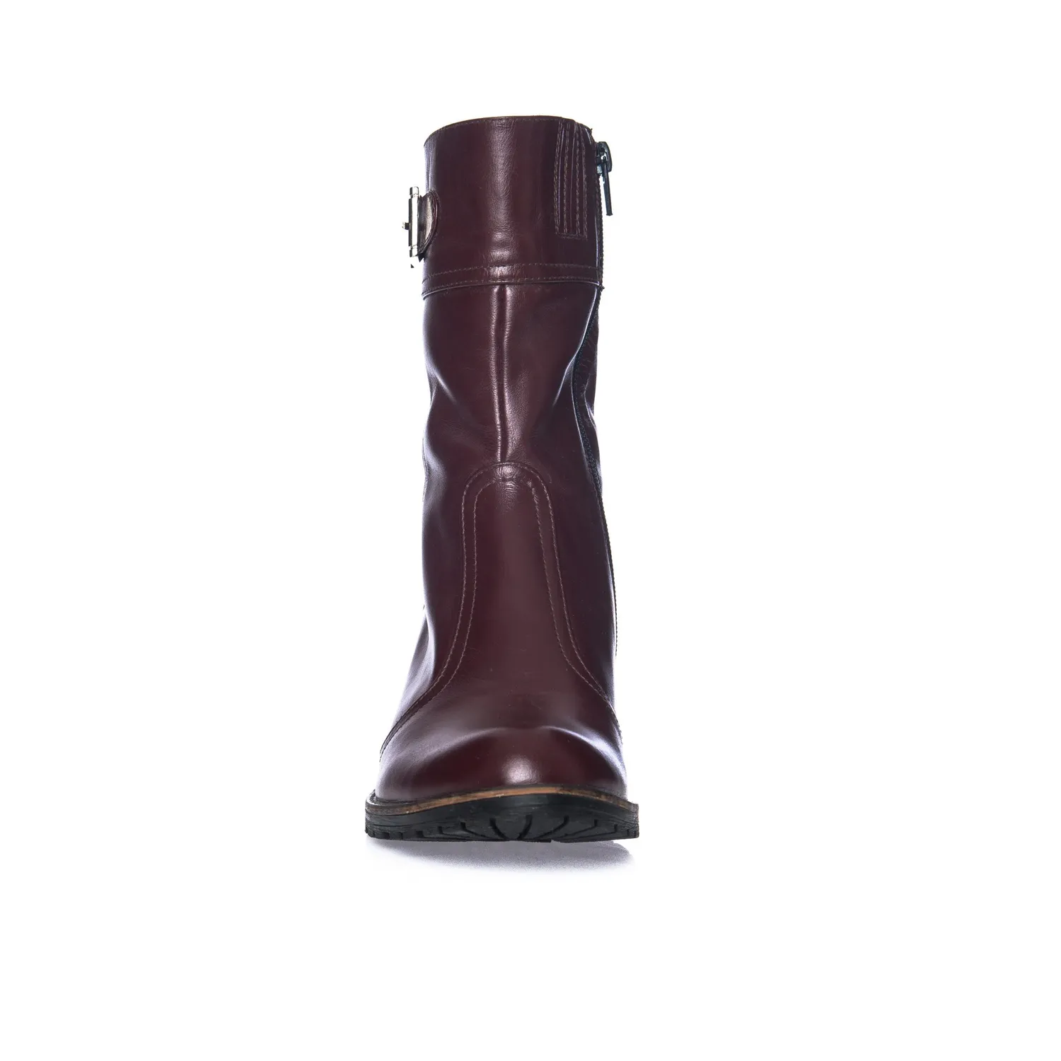 Catinca Shoes 335 BB ghete dama piele naturala bordo