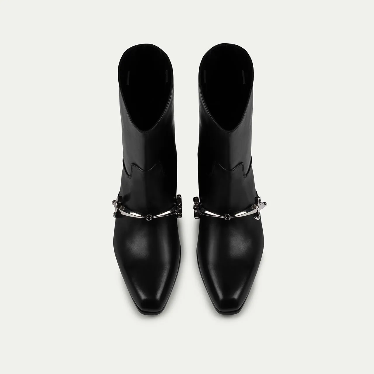 Cesare Paciotti Ettore cizme western negre piele