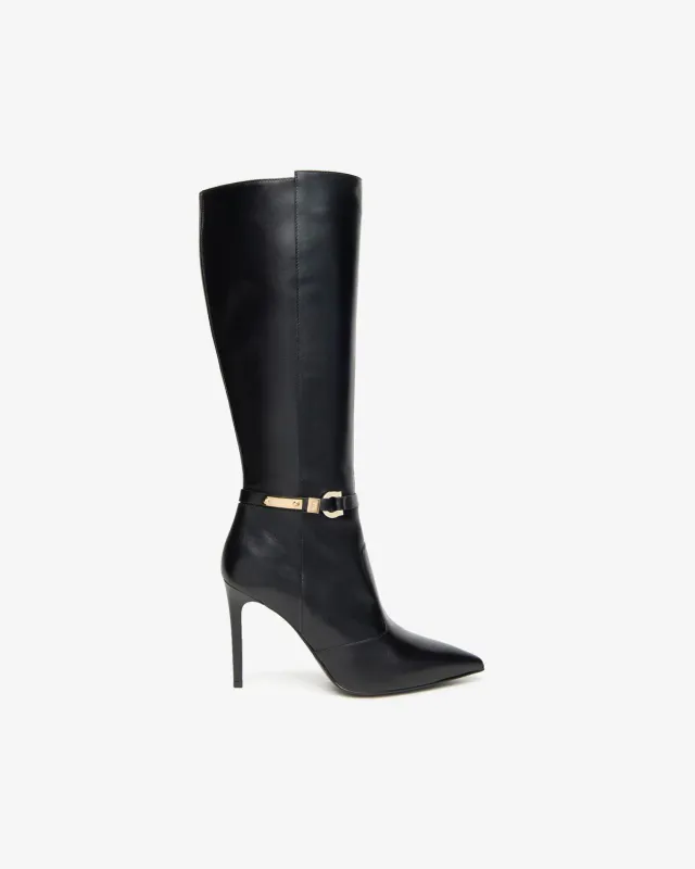 NeroGiardini cizme dama piele toc stiletto 95