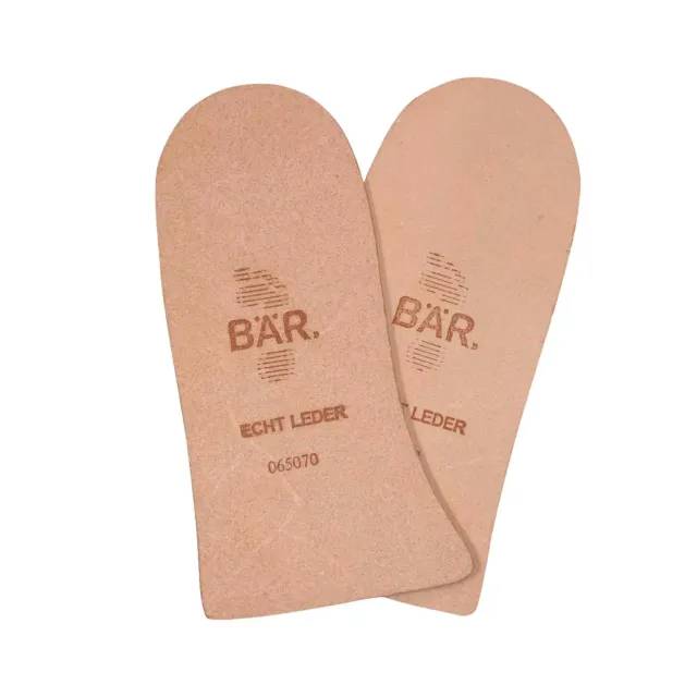 BÄR Heel semi-branț piele călcâi 4 mm natur
