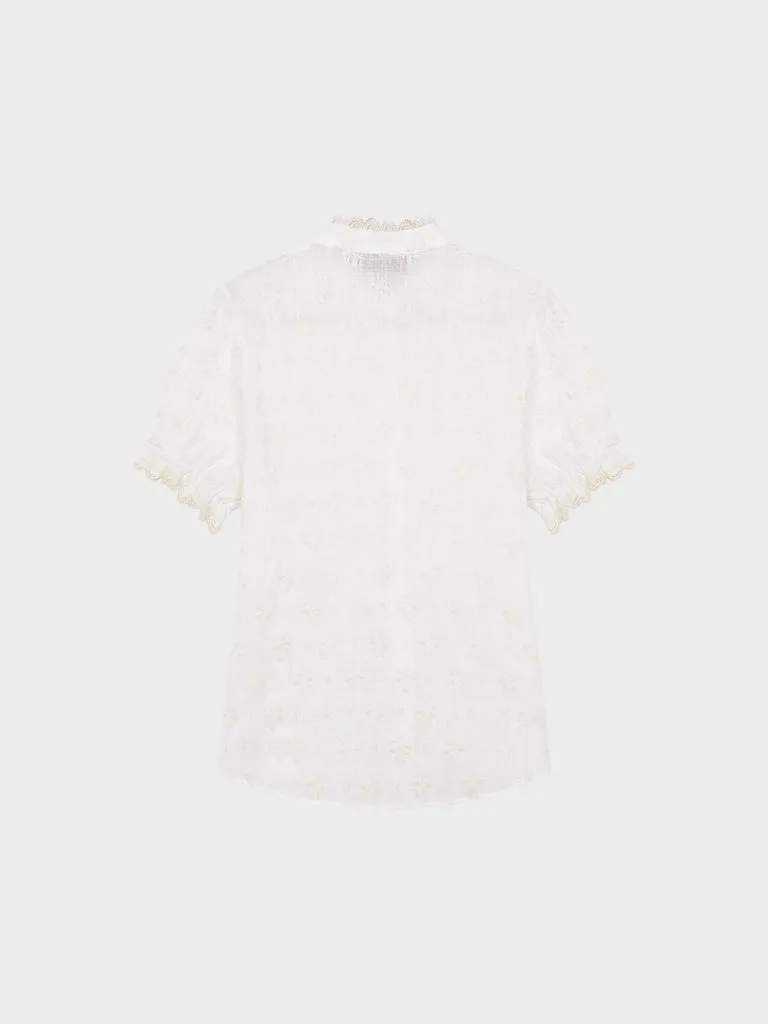 Flagelus Praire Ruffle bluza cu volane
