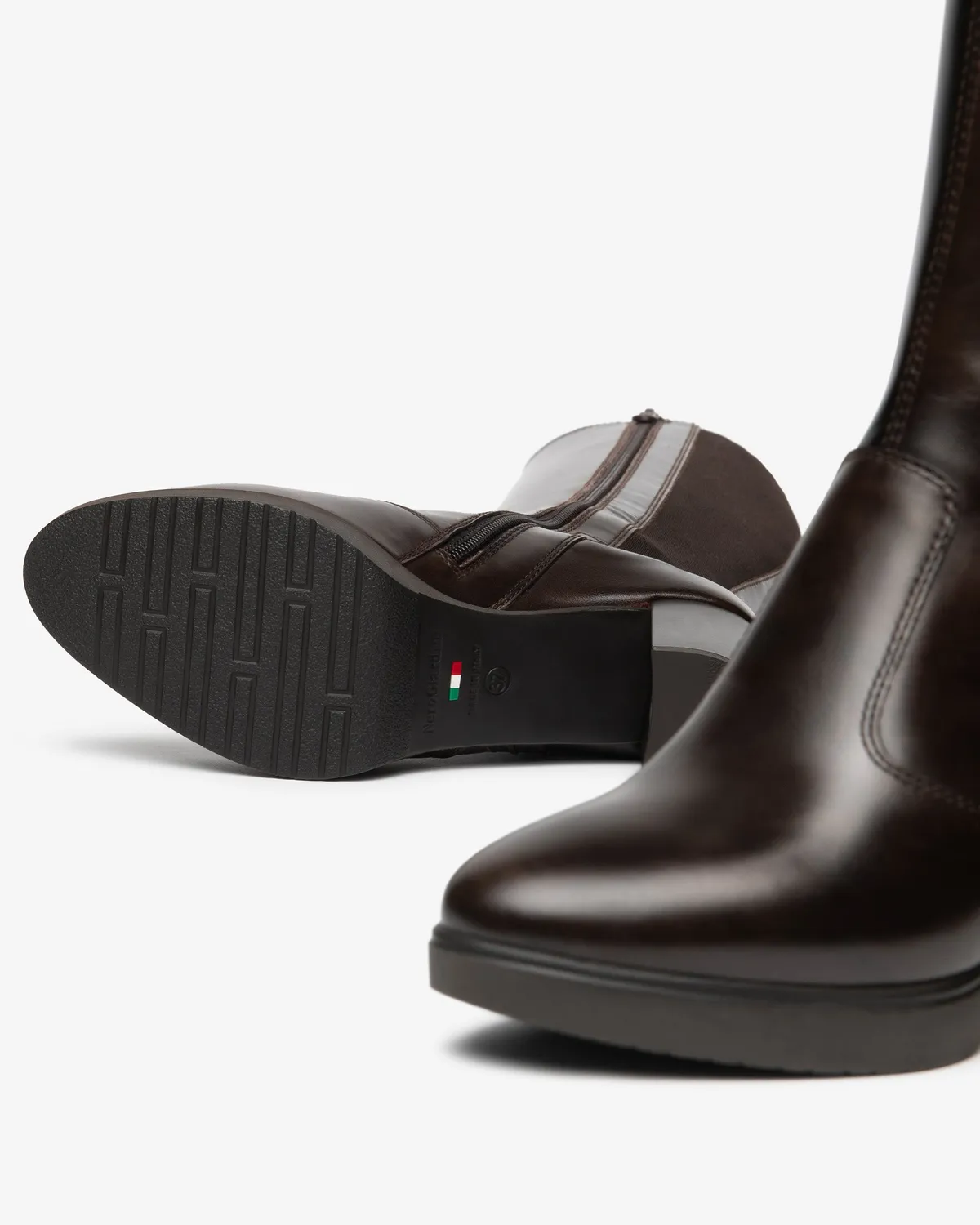 NeroGiardini cizme piele dama platforma toc 70