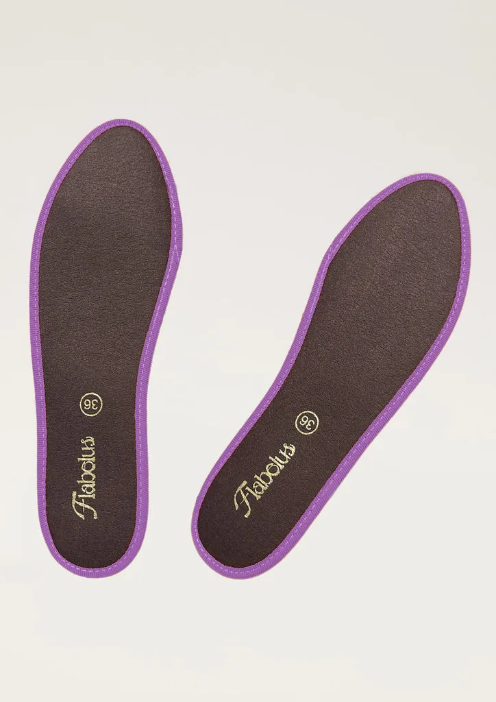 Flagelus Francie Purple branțuri negre mov