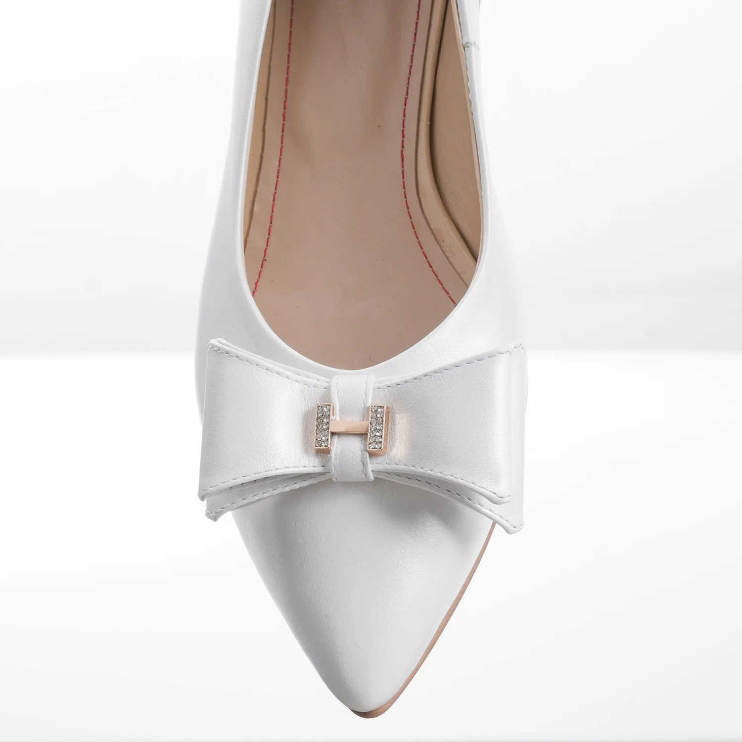 Catinca Shoes BL6 ALB balerini dama piele alb box